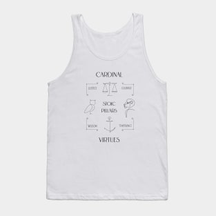 4 Stoic Virtues Tank Top